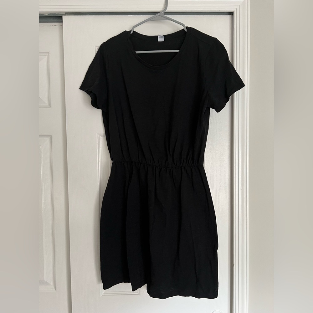 Old Navy Black Dress with Elastic Waist